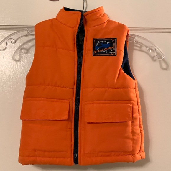 mick mack Other - Orange puffy vest 3T